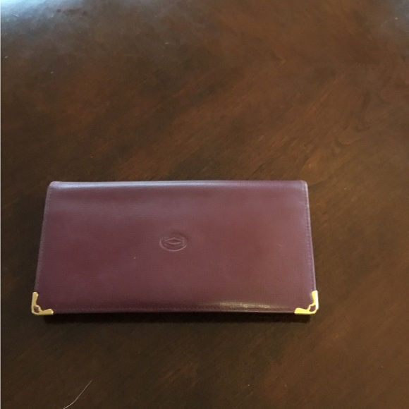 Cartier Red Long Wallet Bifold $658 - Picture 3 of 7